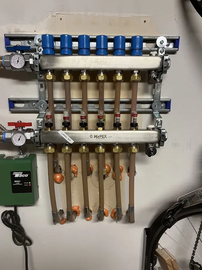 Plumber performing Gas Leak Detection at a residential property in Minneola